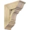 Ekena Millwork Olympic Traditional Rough Sawn Bracket w/ Offset Brace, Douglas Fir, 8"W x 18"D x 22"H BKT0806X18X22OLY01RDF - alternate 1
